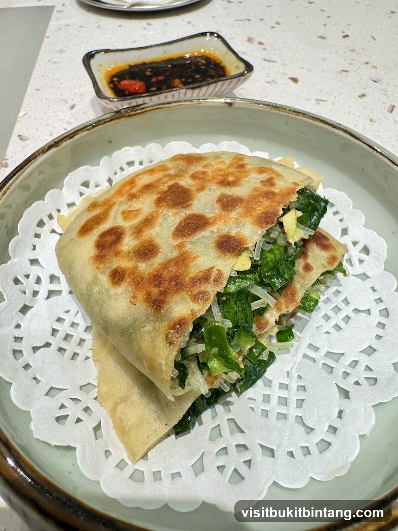 Savory Pancake with Dipping Sauce