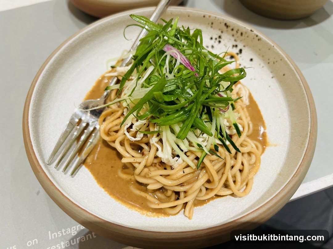 Noodles with Peanut Sauce