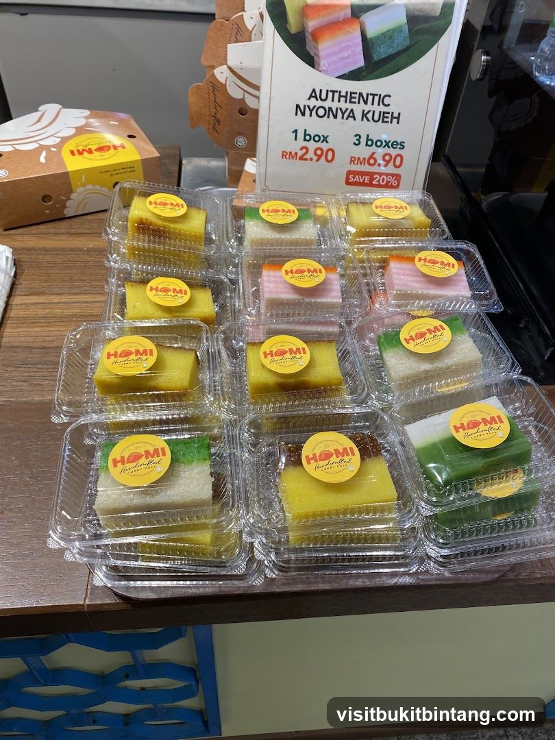 Nyonya Kueh Display