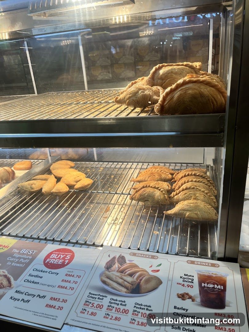 Pastries and Drinks Display