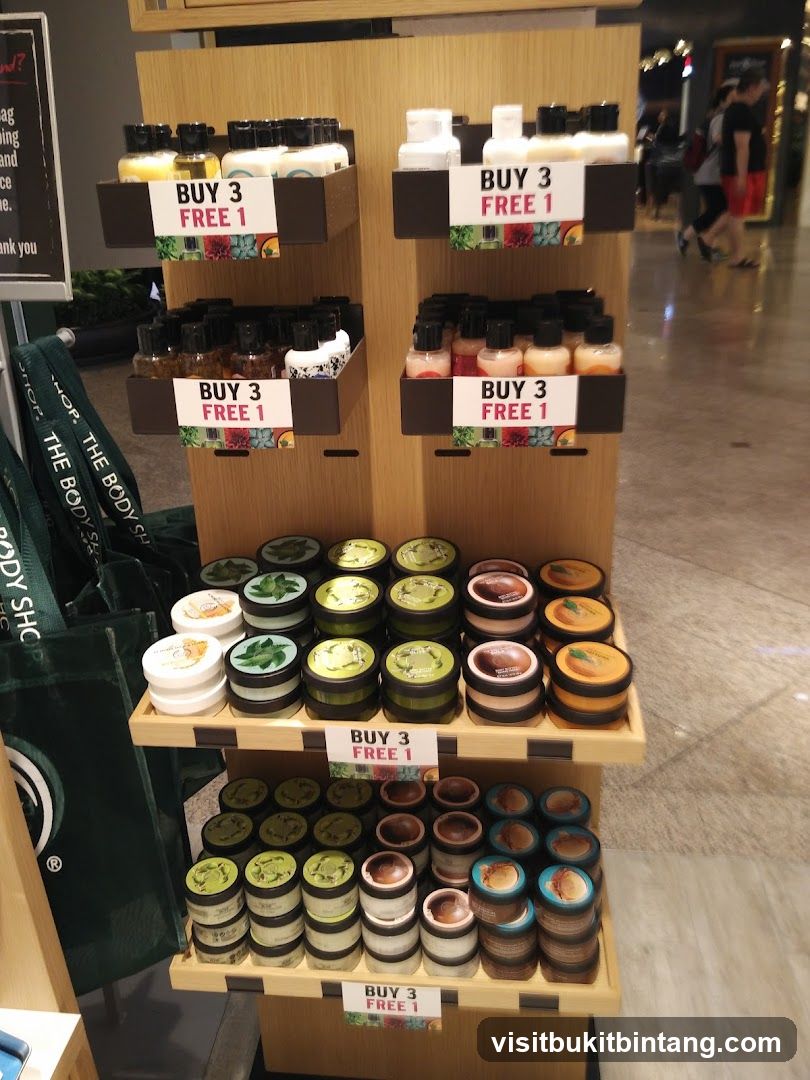 The Body Shop Display