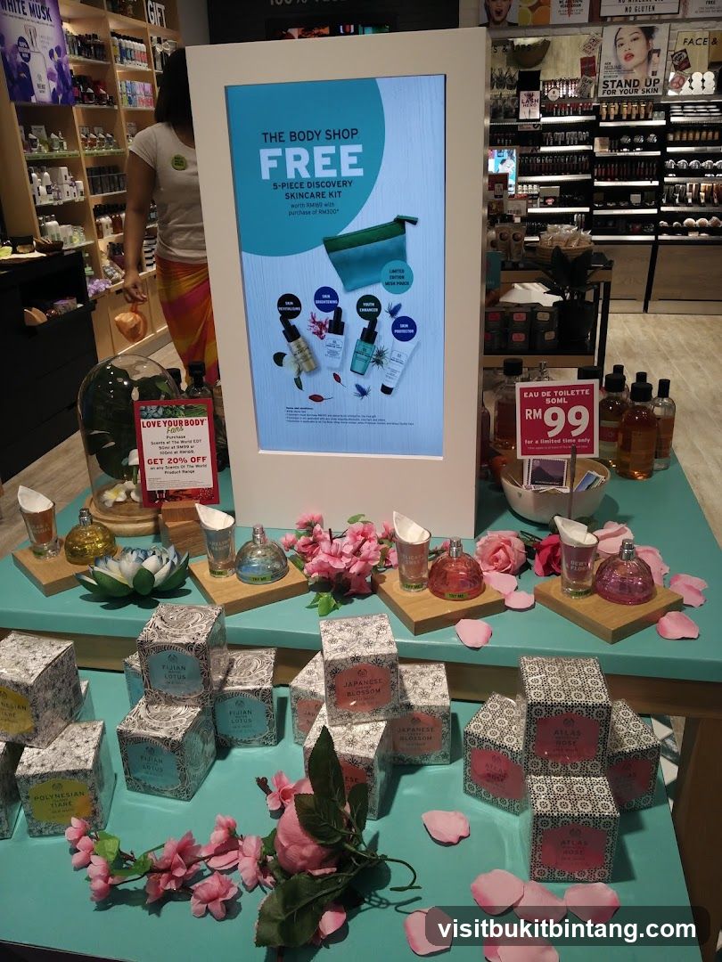 The Body Shop Display