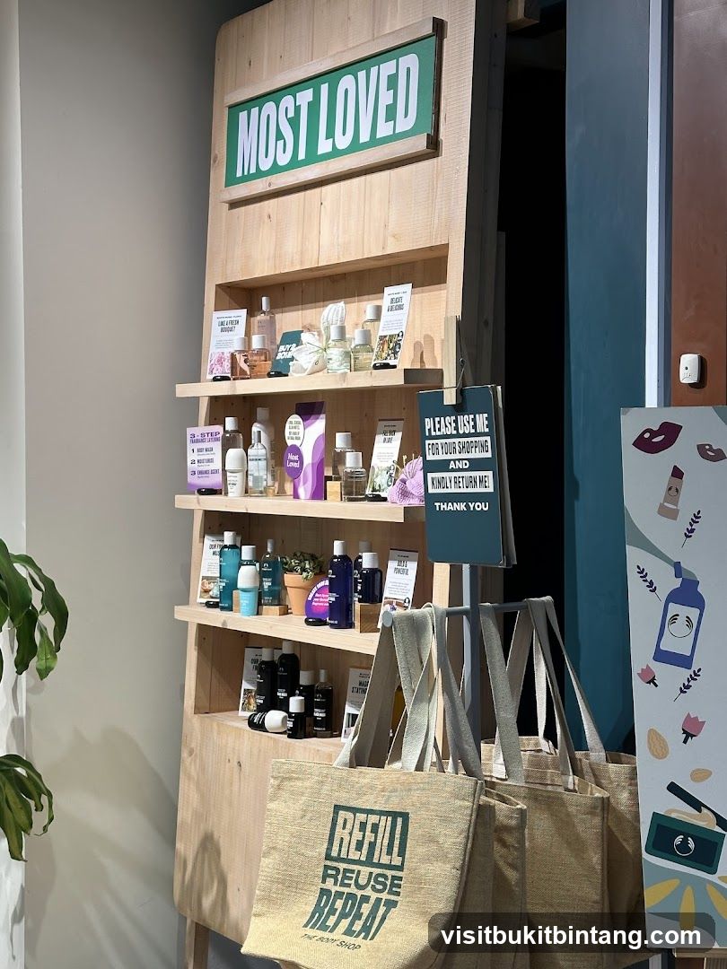 The Body Shop Display