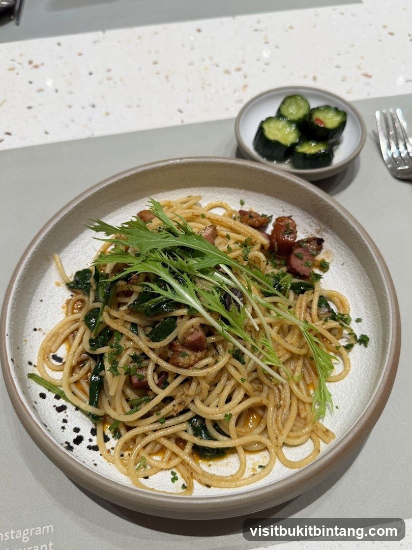 Spaghetti with Greens and Sausage