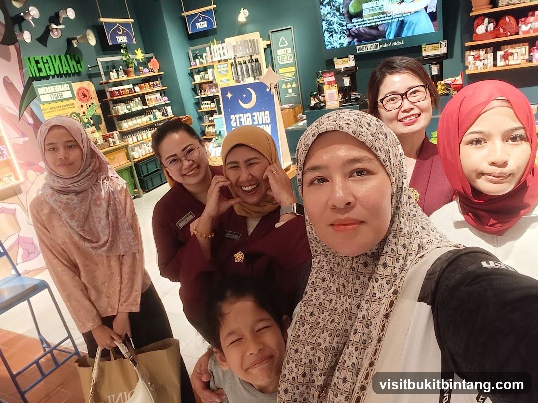 Group Selfie in a Store