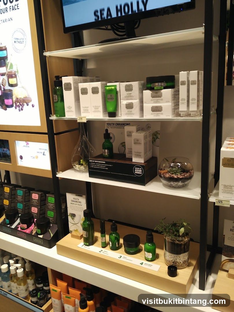 Skincare Products Display