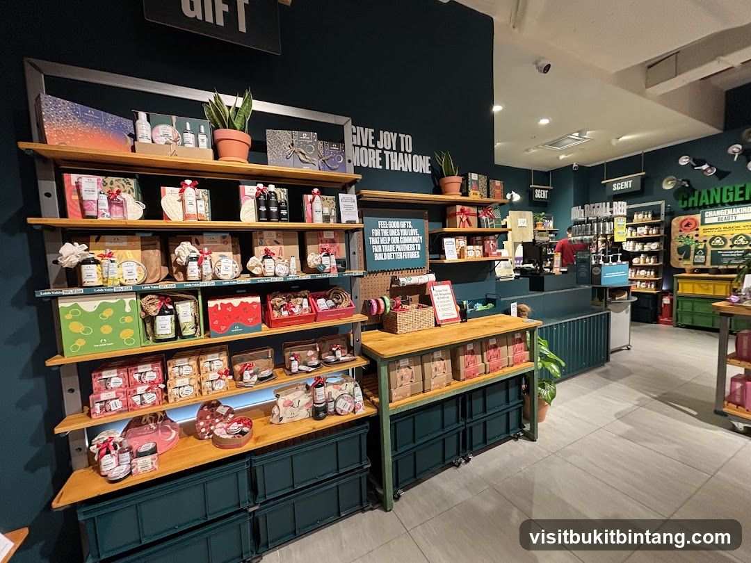 Store Interior with Gift Sets