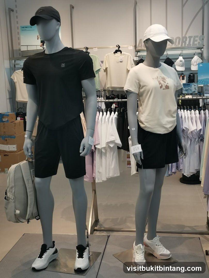 Mannequins in Athletic Wear