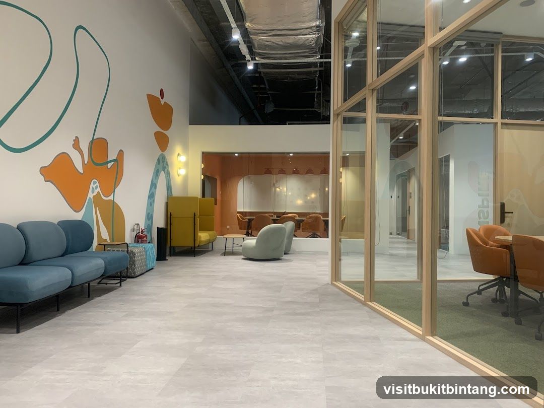 Modern Office Lounge Area