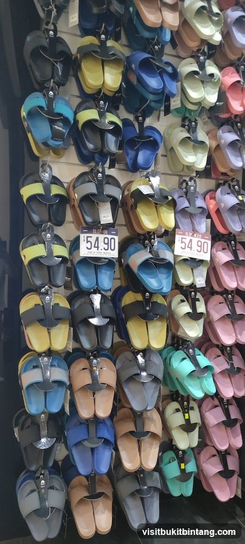Display of Sandals