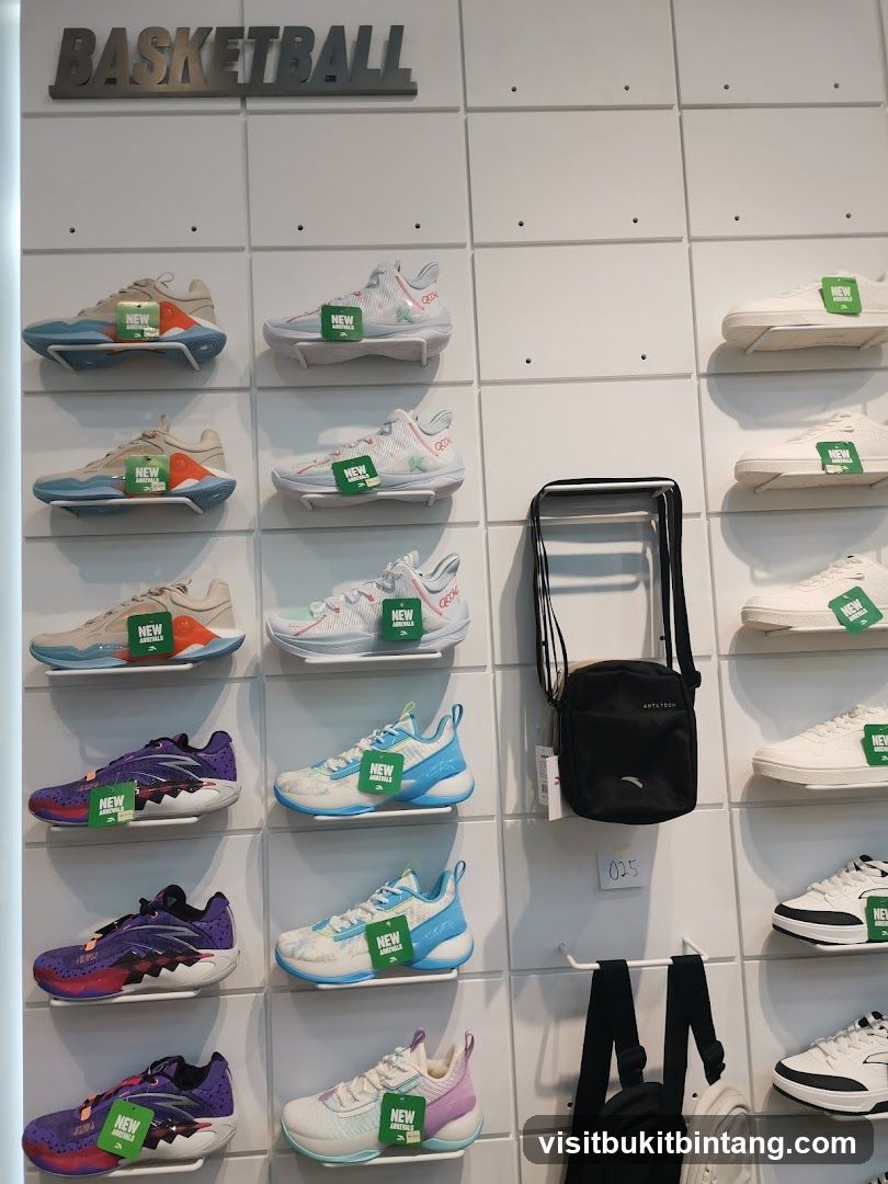Basketball Shoes Display