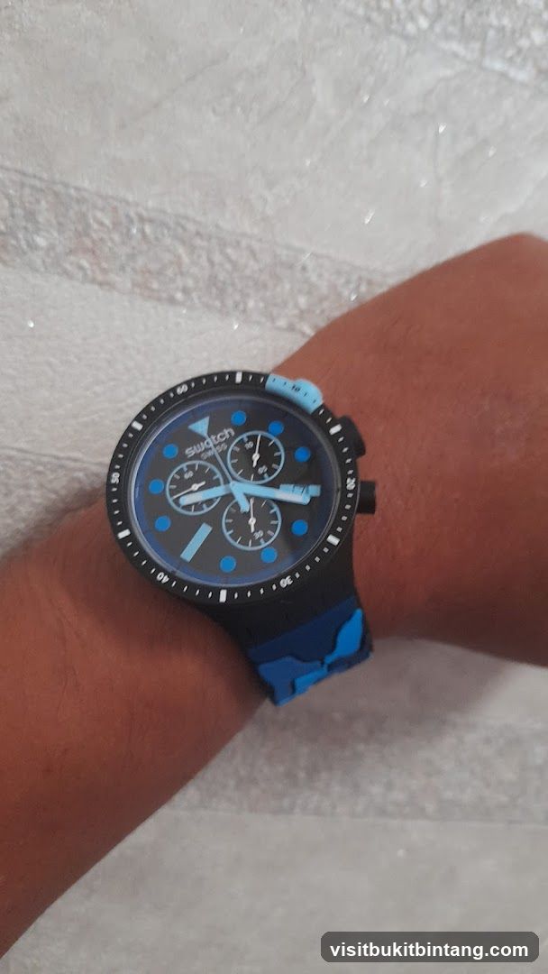 Swatch Watch on Wrist
