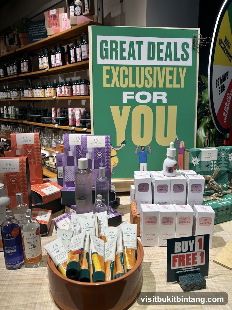 The Body Shop Display