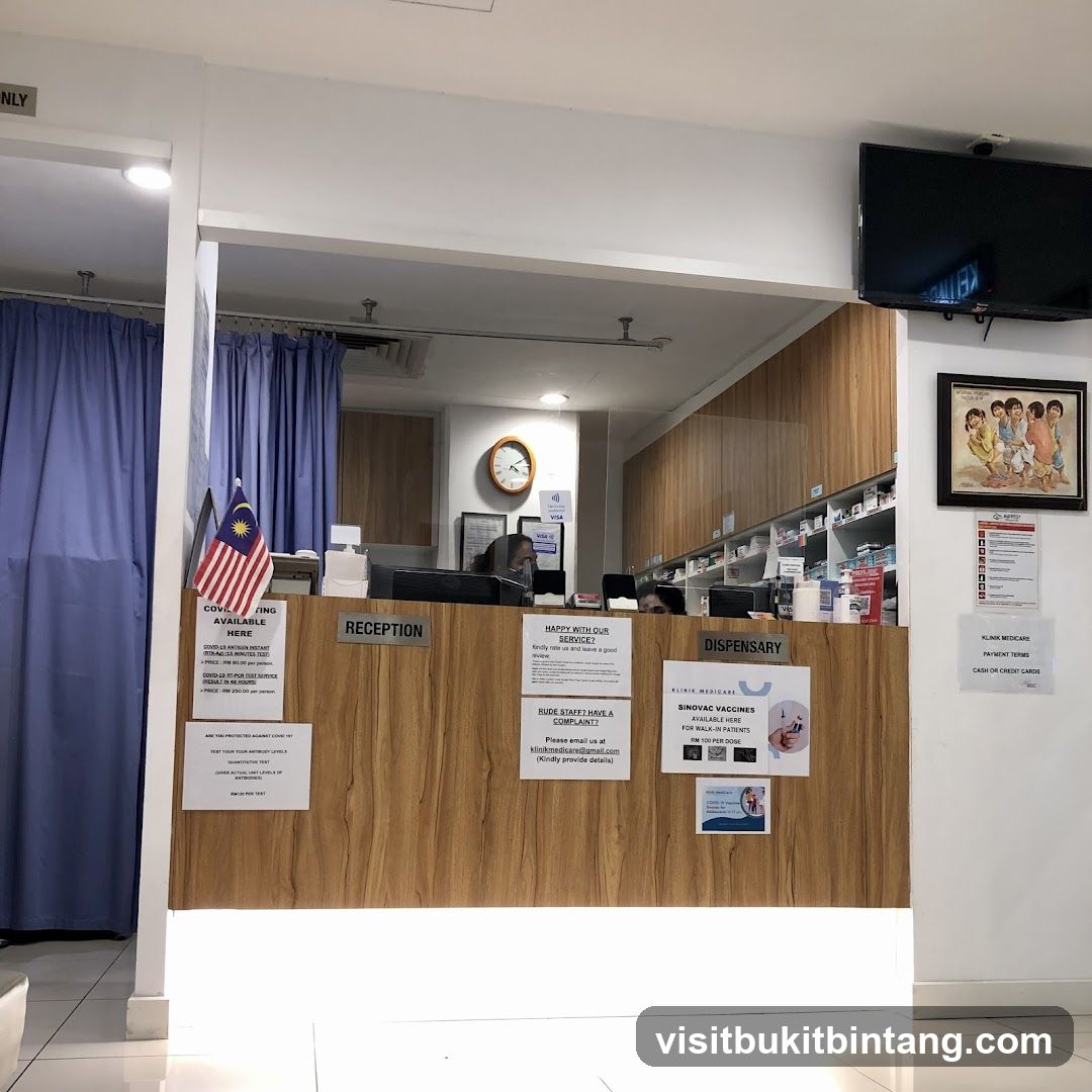 Clinic Reception and Dispensary Area
