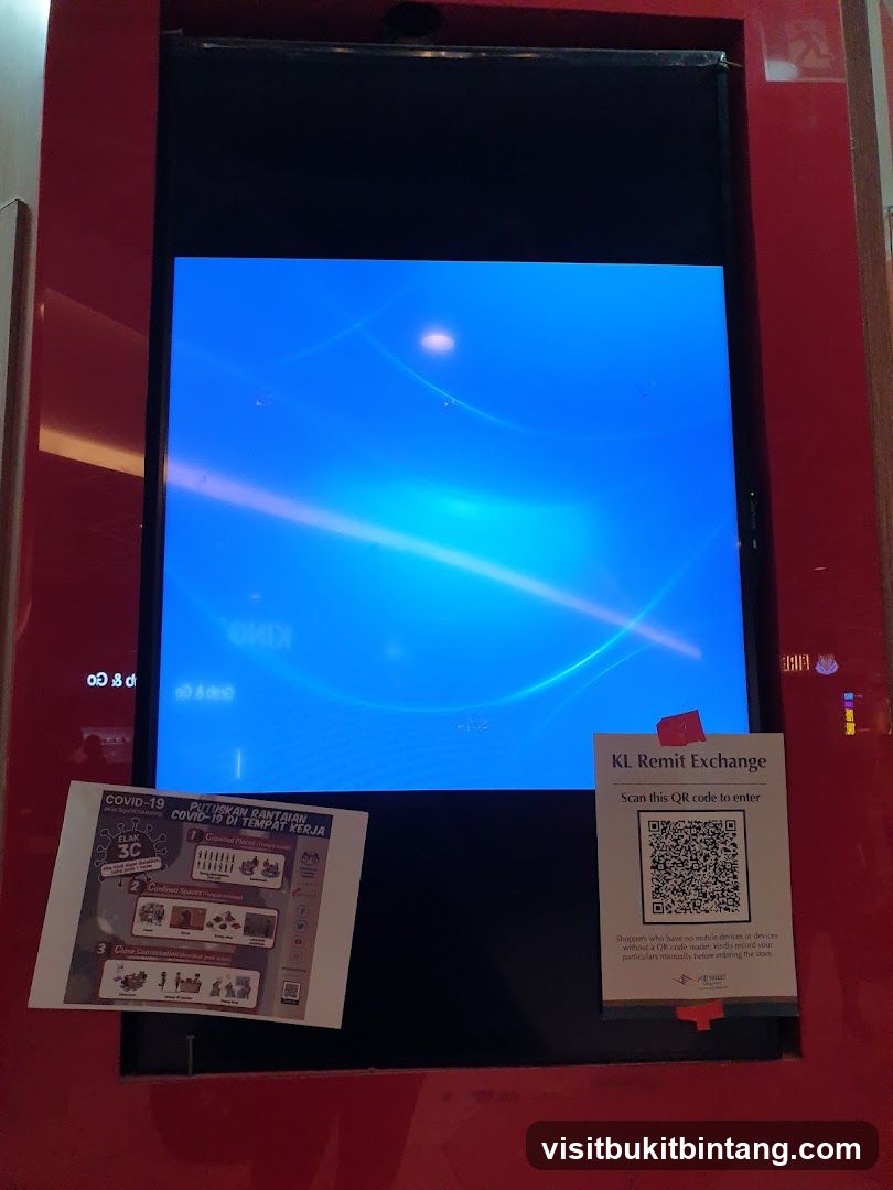 KL Remit Exchange Information Kiosk