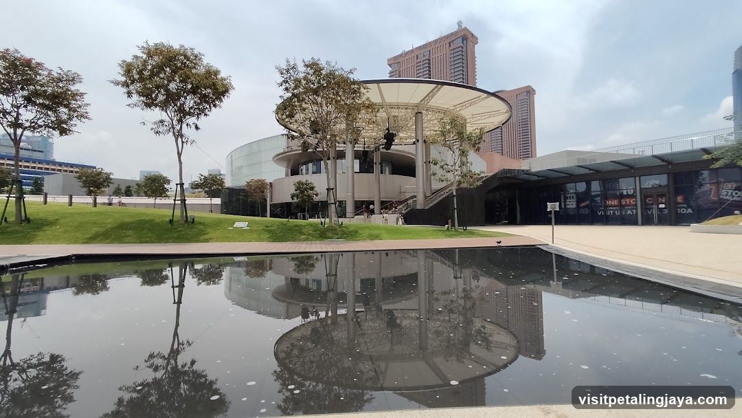 Modern Architecture with Reflection Pool