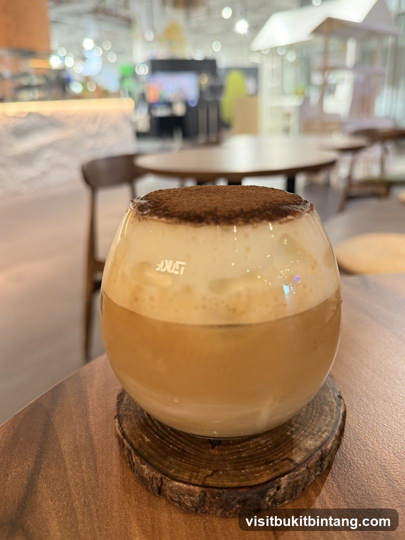 Coffee Drink with Cocoa Powder