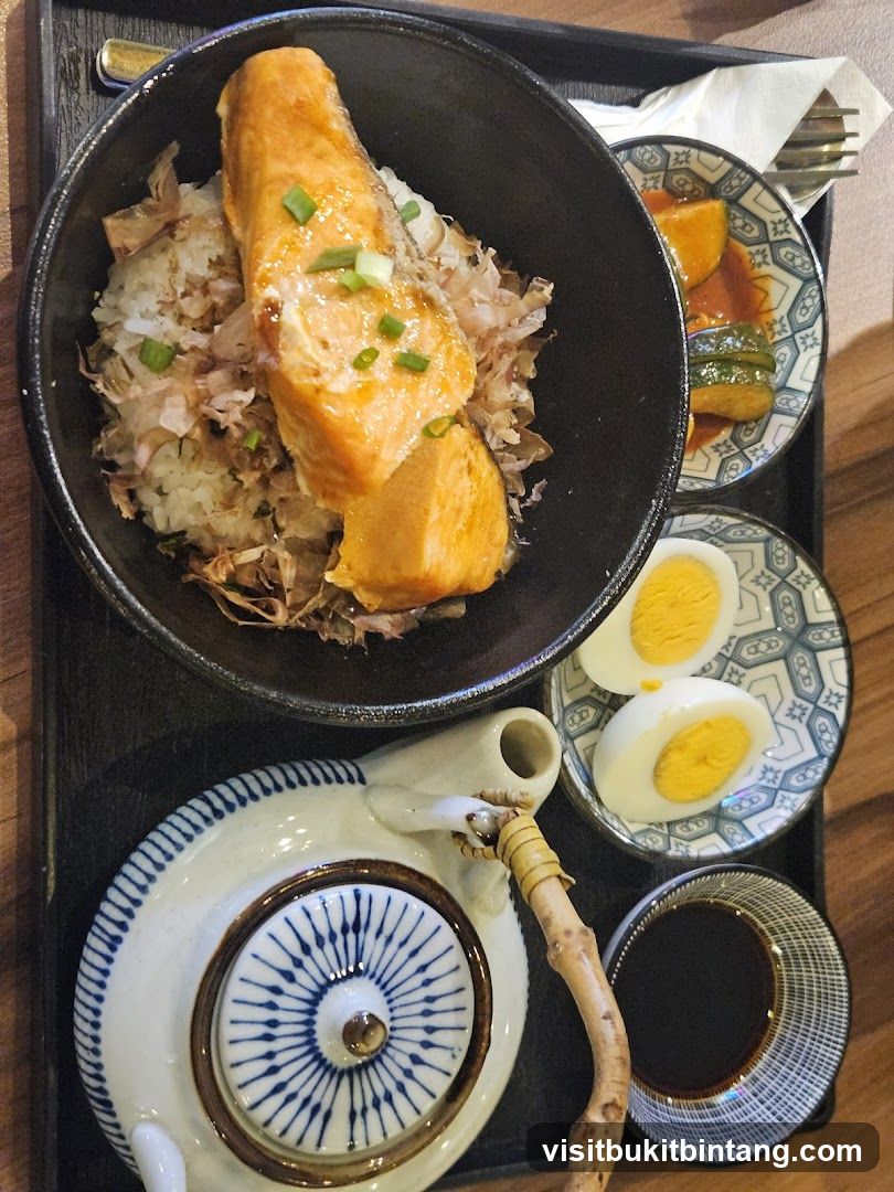 Salmon Donburi Set
