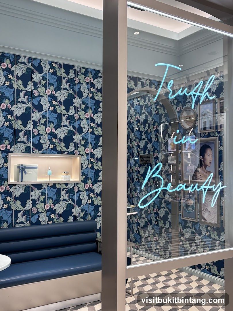 Interior of a beauty store