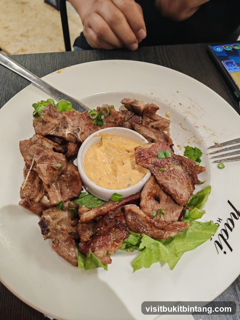 Lamb Chops with Dip