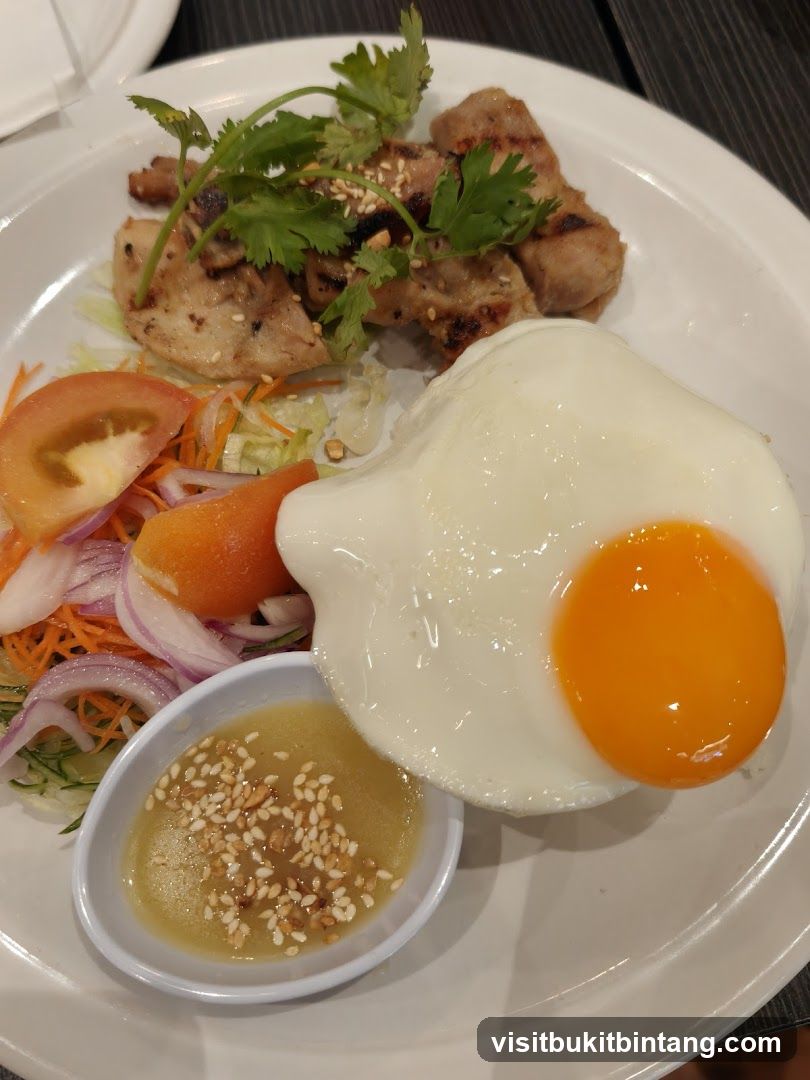 Grilled Meat and Egg Plate