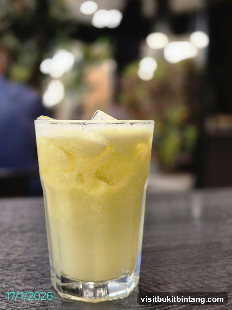 Yellow Drink with Ice