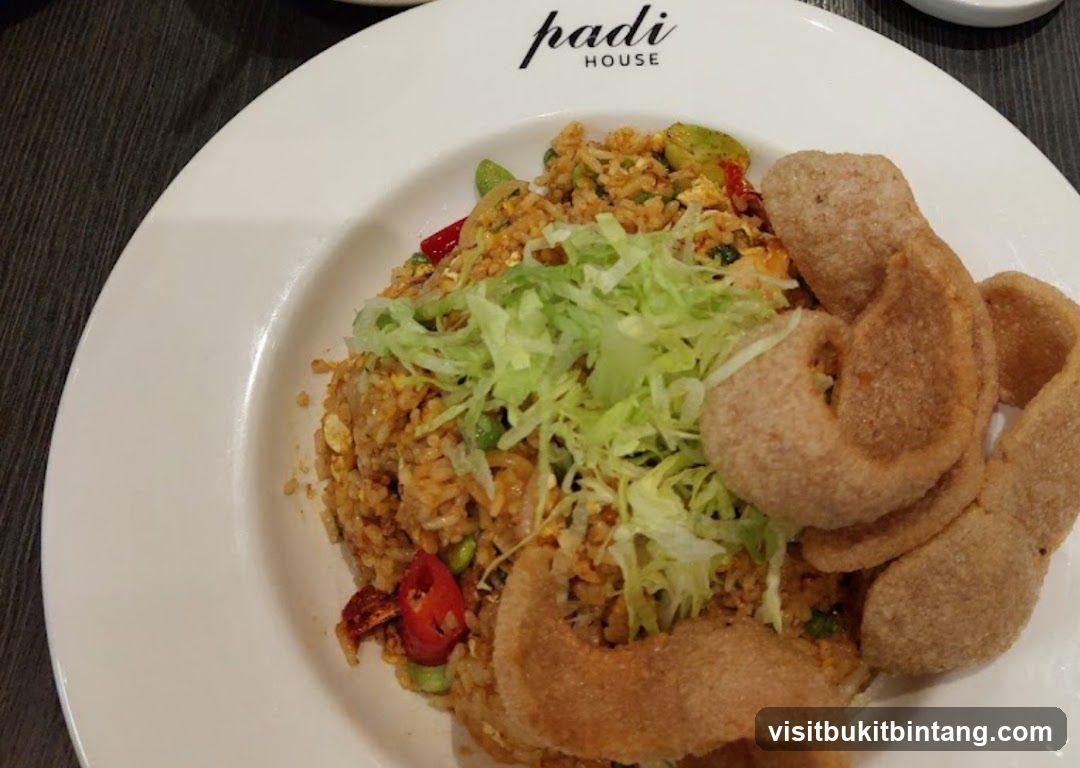 Fried Rice with Prawn Crackers