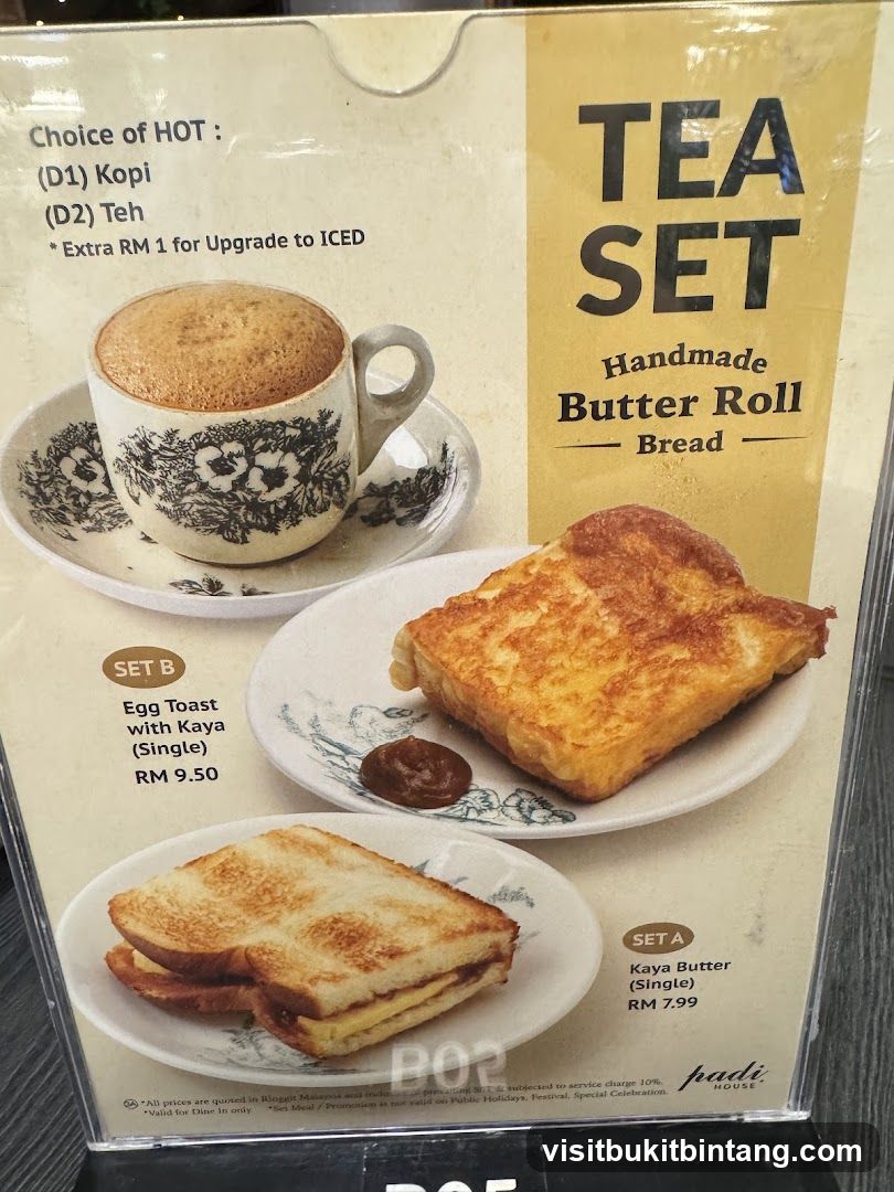 Tea Set Handmade Butter Roll Bread