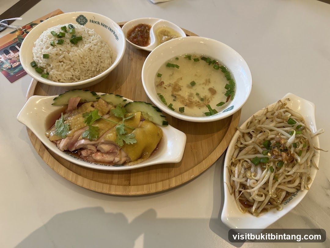 Hainanese Chicken Rice Set