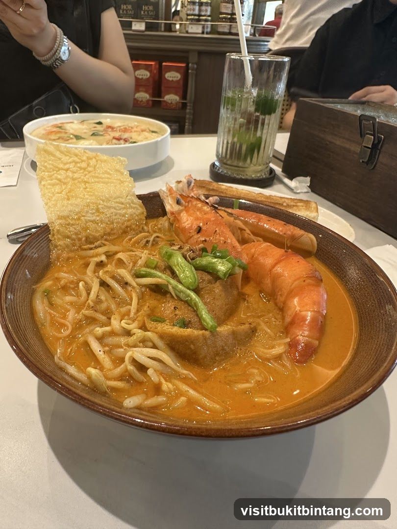 Laksa with Prawns