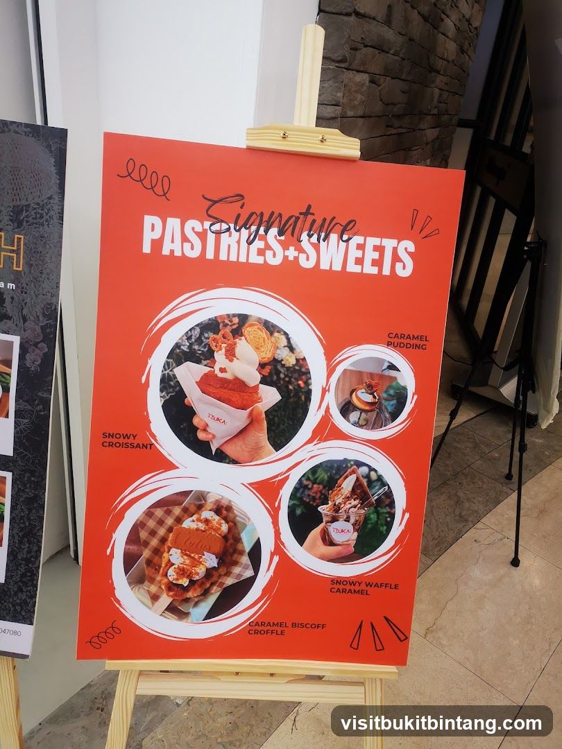 Pastries and Sweets Menu