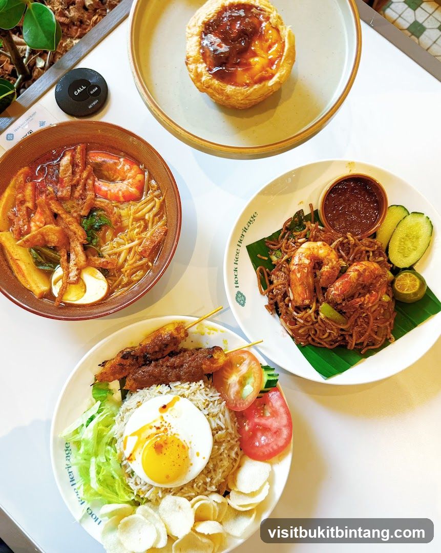 Assortment of Malaysian Dishes