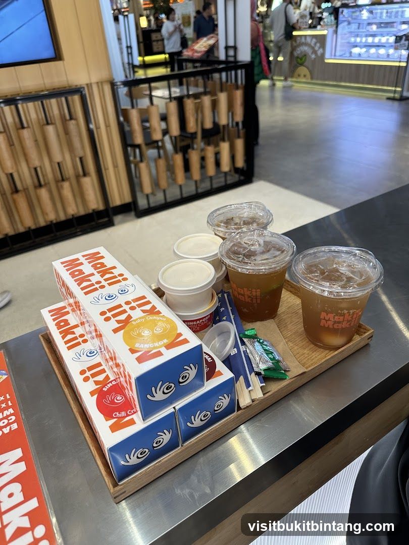 Food and Drinks on a Tray