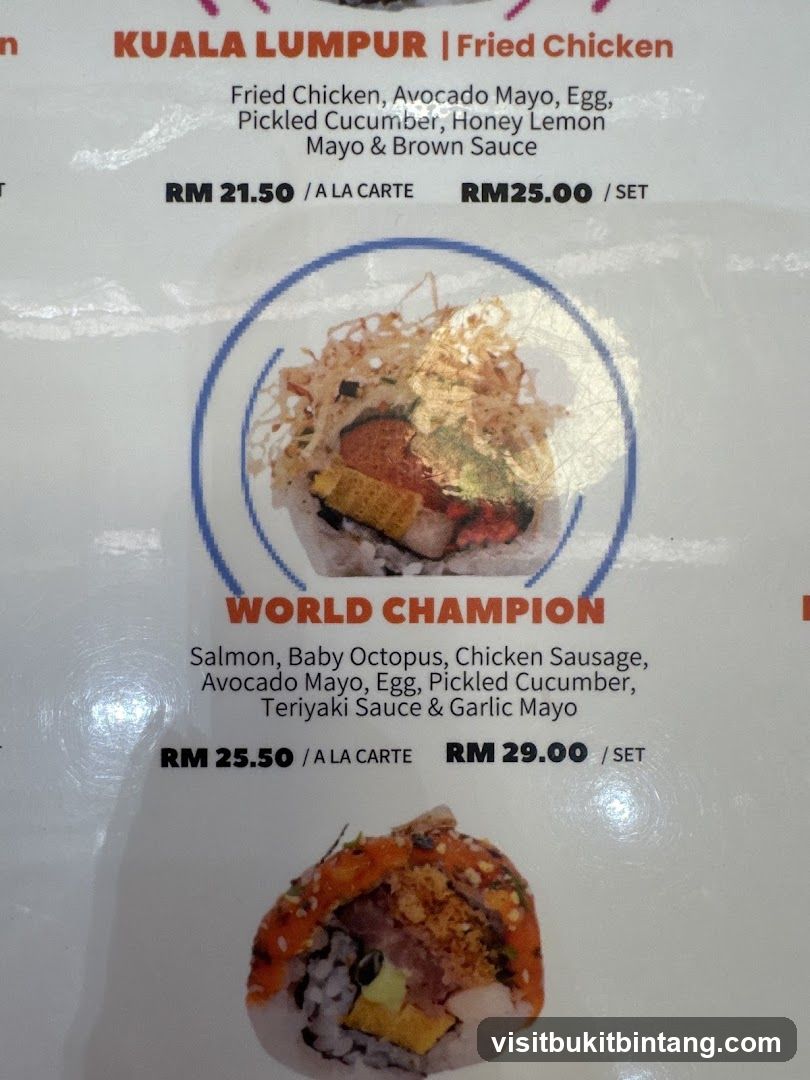 Kuala Lumpur Fried Chicken & World Champion Sushi