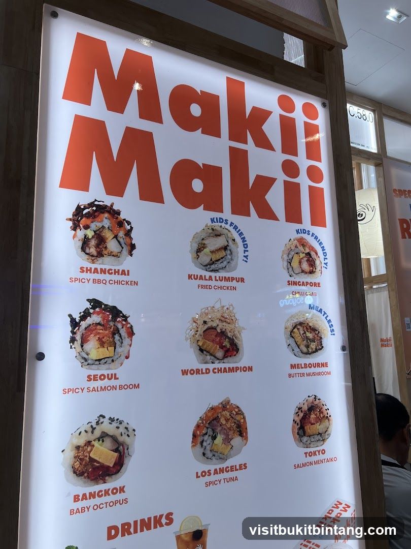 Maki Makii Menu