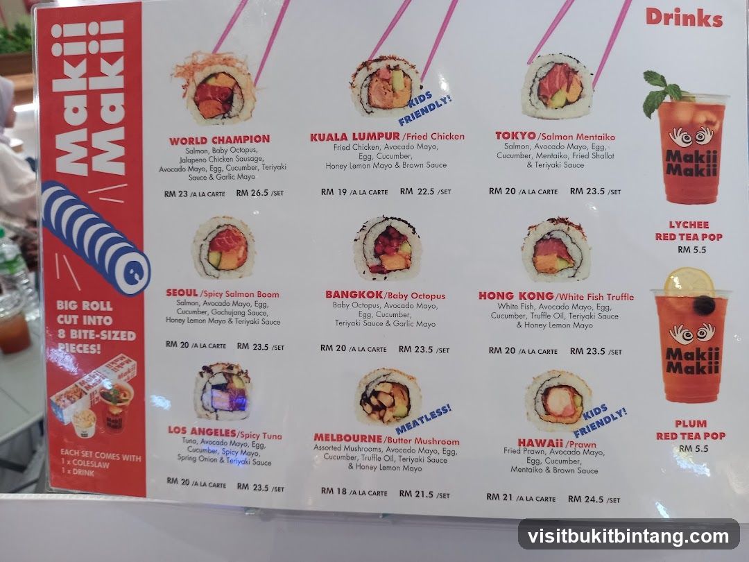 Makii Makii Menu