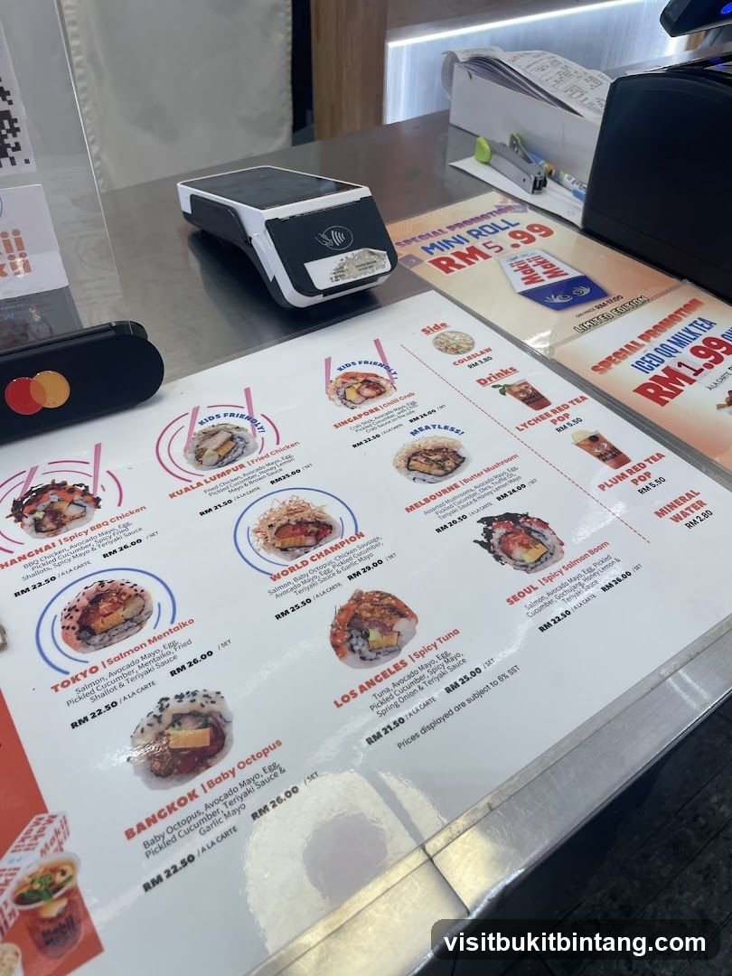 Maki Menu