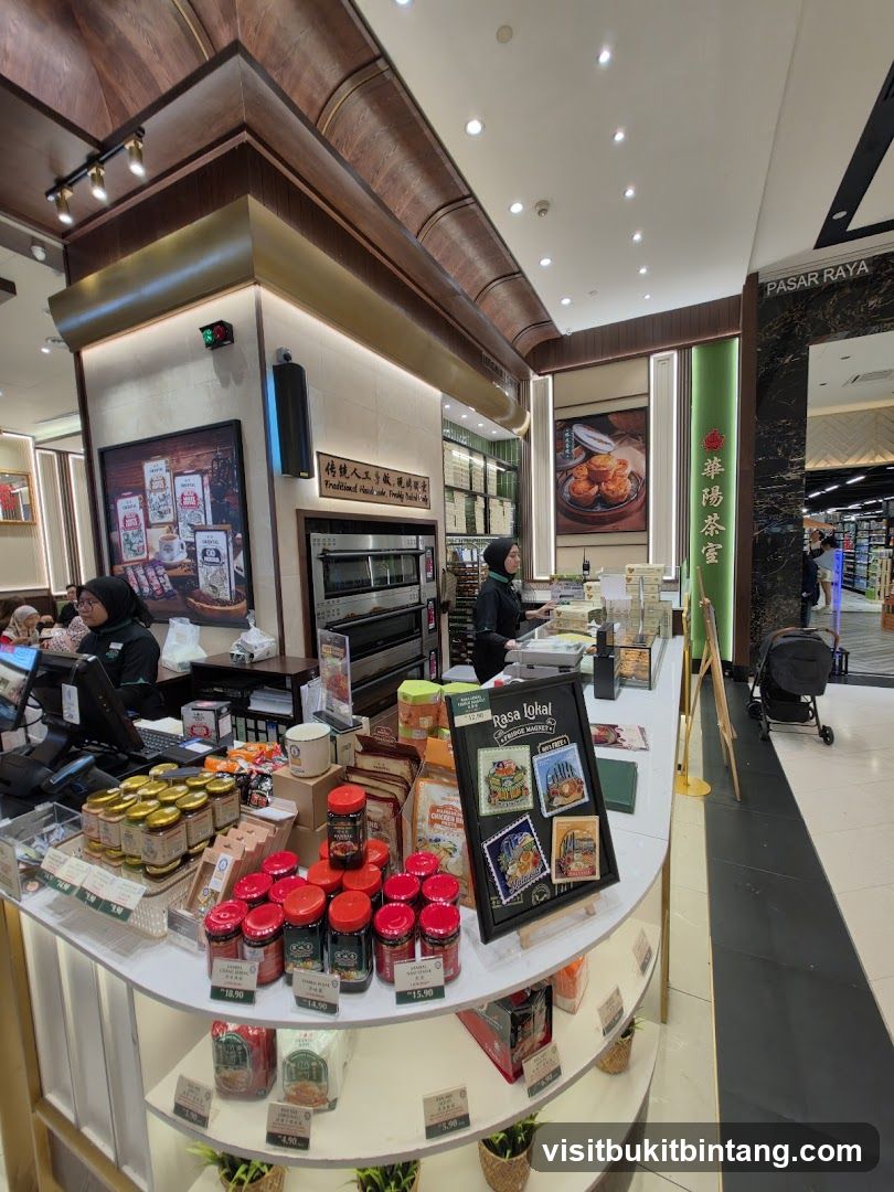 Store Interior with Food Products
