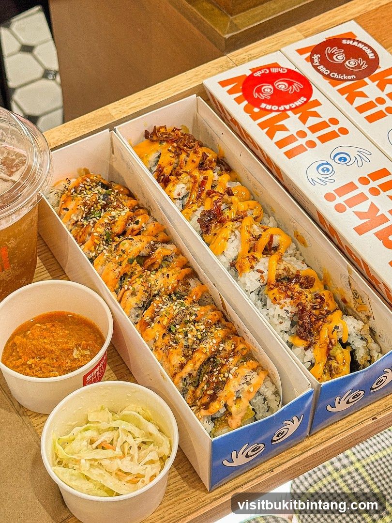 Sushi Rolls with Sides