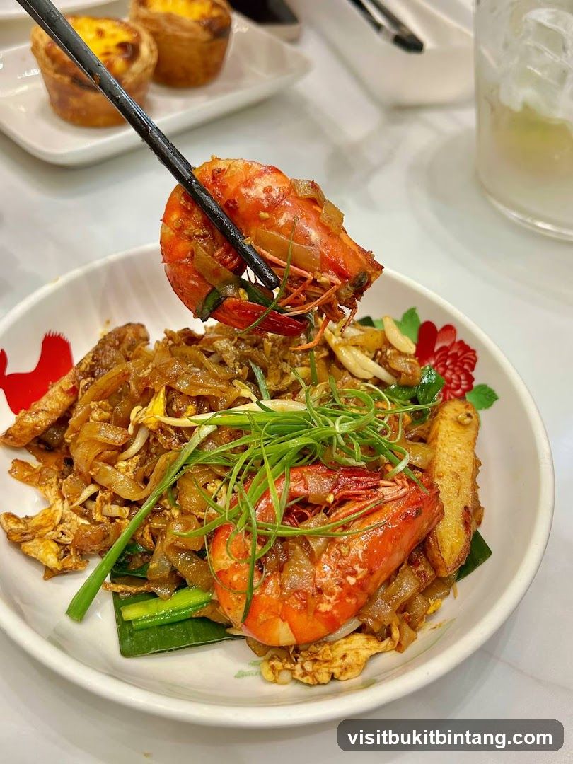 Char Kway Teow with Prawns