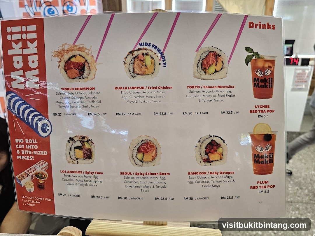 Makii Makii Menu