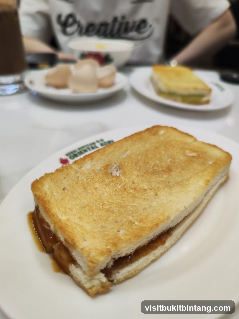 Toast with Kaya and Butter
