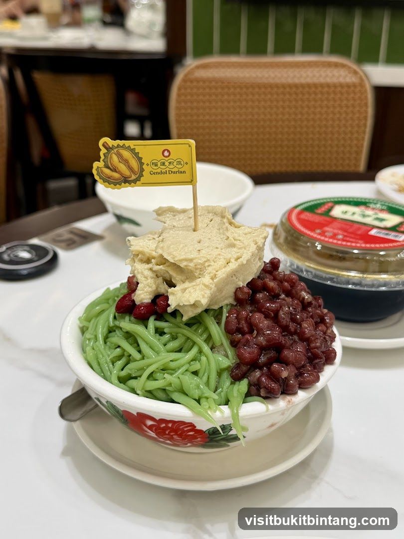 Cendol Durian Dessert