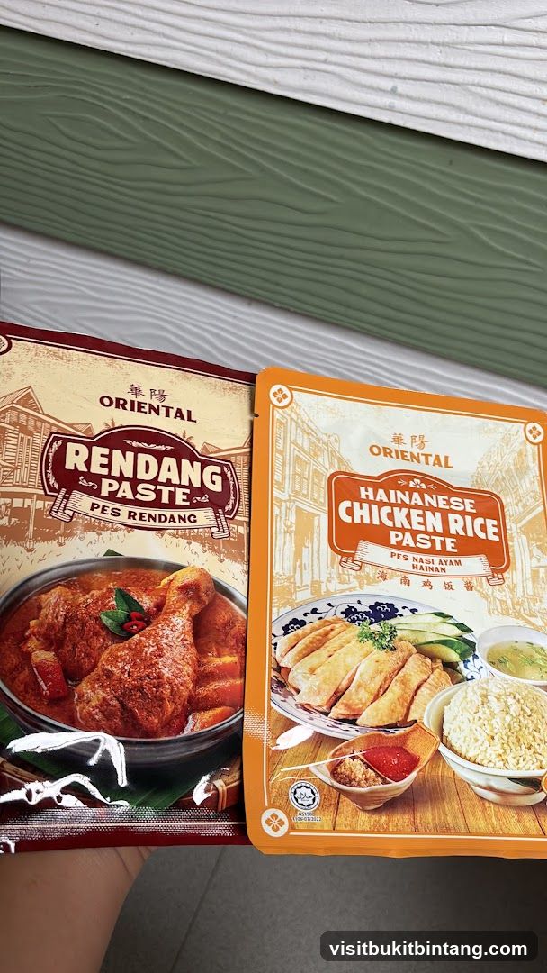 Oriental Rendang Paste and Hainanese Chicken Rice Paste