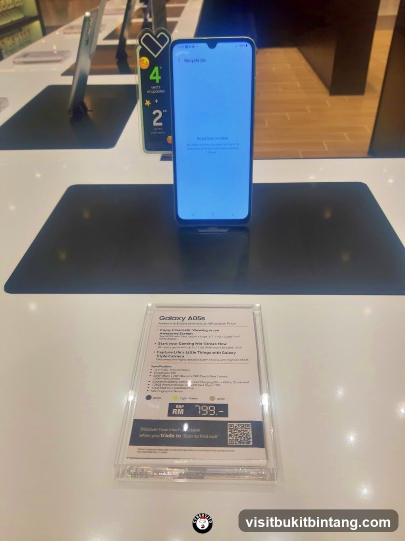 Galaxy A05s Display