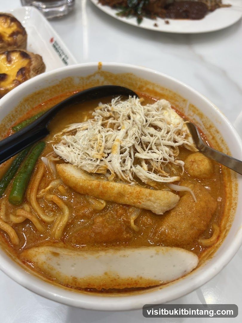 Curry Laksa with Egg Tarts