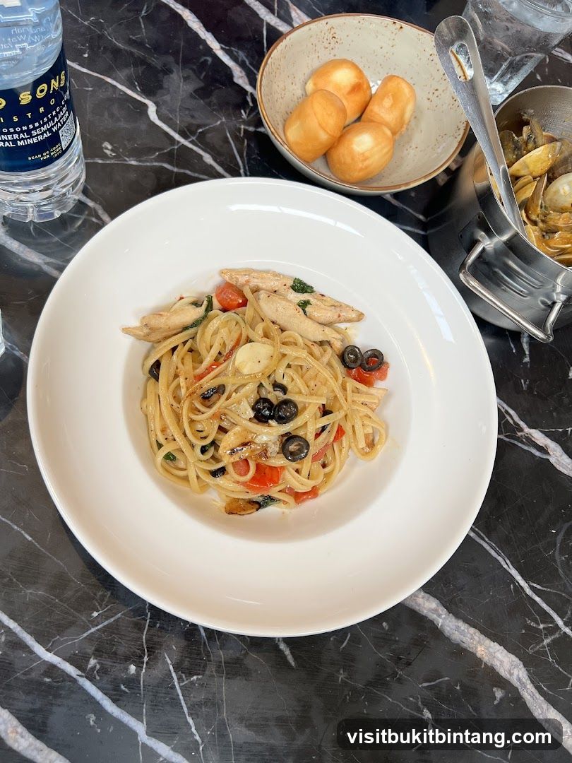 Pasta with Chicken and Olives