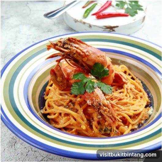 Spaghetti with Prawns
