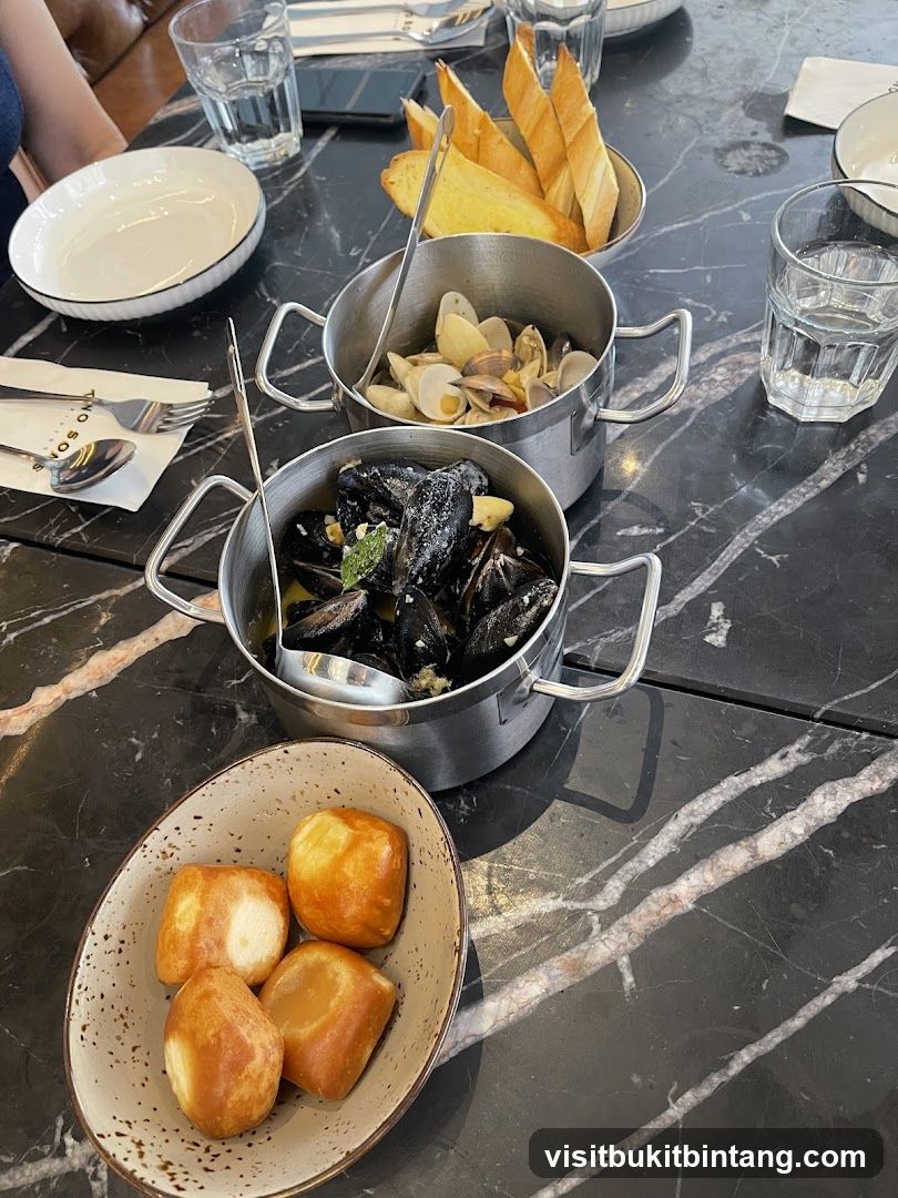 Seafood and Bread