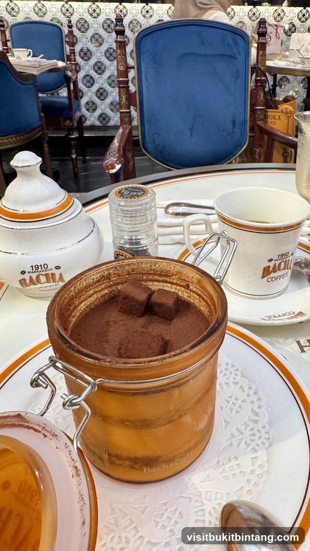 Dessert and Coffee at Bacha Coffee